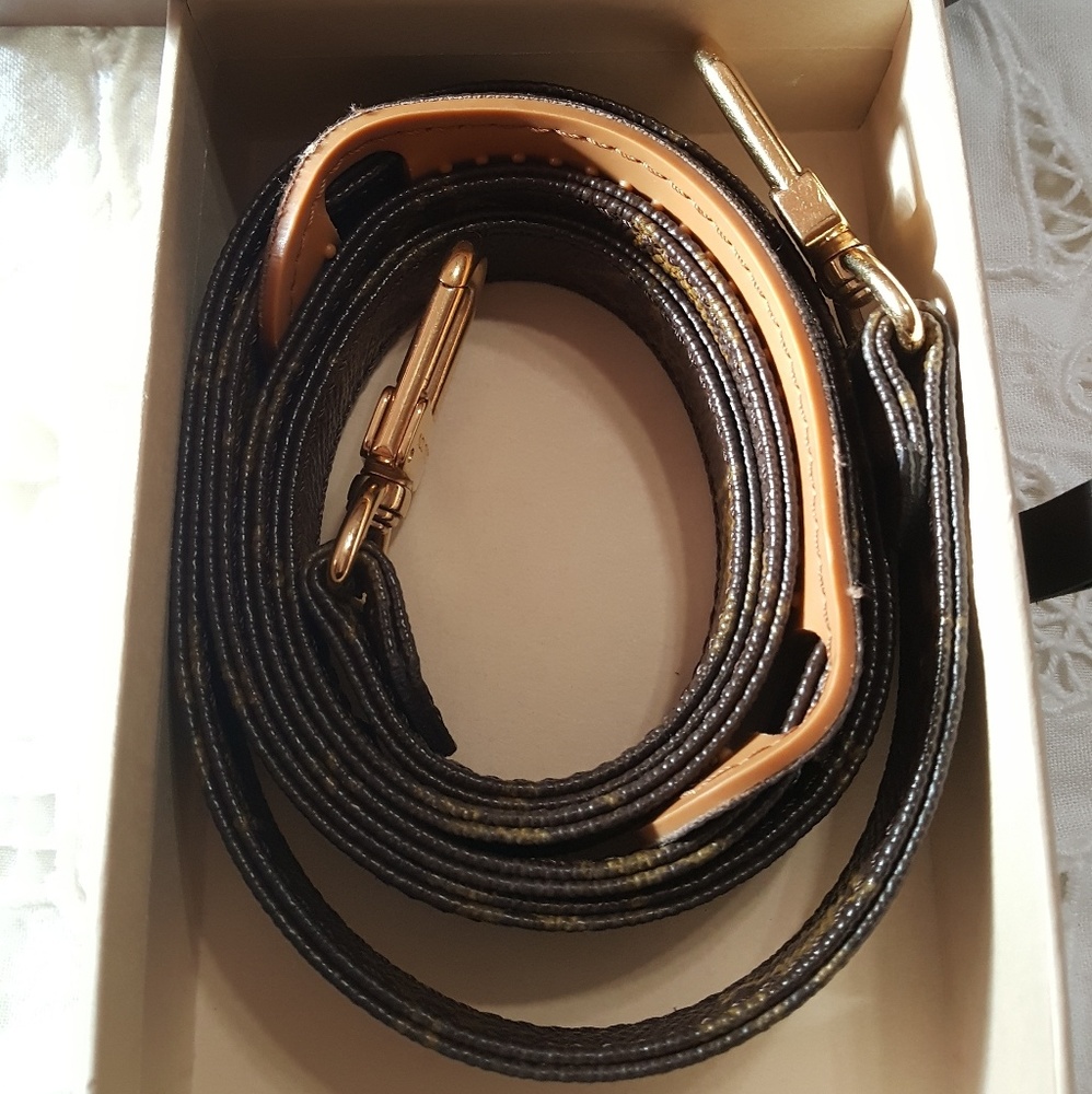 Sold -Auth. Mono LV Cross Body Strap - Picture 3 of 4